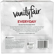 Vanity Fair Everyday Disposable White Napkins, 100 Count