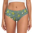 thumbnail image 1 of Balery Cute Yoga Frogs Ropa Interior de Algodón para Mujer con Dibujo – Braguitas Cómodas y Elásticas, Estilo Clásico-X-Large, 1 of 6