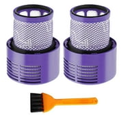 Filter Replacements Kit Compatible with Dyson V10 Cyclone Animal Absolute Total Clean Vacuum Cleaner, Washable Replacement Filter, Compare to Part 969082-01