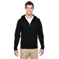 thumbnail image 1 of Adulto 6 oz. DRI-POWER® SPORT Sudadera con capucha y cremallera completa NEGRO 2XL Jerzees PF93MR, 1 of 1