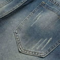 thumbnail image 4 of Father's Day Gifts DDAPJ pyju Men's Ripped Denim Shorts Straight Leg Jean Shorts Big and Tall Casual Bermuda Shorts with Pockets Blue XXL, 4 of 8