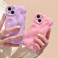thumbnail image 4 of Lovely Curly Wave Frame Case for iPhone 14 Pro Max Purple Meteorite Pattern, Fashion Trendy Creative Woman Case for iPhone 14 Pro, Soft Silicone Protective Case for iPhone 14 Pro Max, 4 of 13