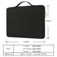 thumbnail image 3 of Avocado Series Soft Laptop Bag for Apple for Xiaomi Lenovo Notebook Computer for Macbook Air Pro 11 12 13 14 15 Sleeve Case Cover (black 1Avocado003,15 Inch), 3 of 7