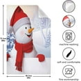 thumbnail image 3 of SKYSONIC Christmas Cute Snowman Kitchen Dish Towel Set,Drying Kitchen Towels Tea Towels Gift Set for Drying Cleaning Cooking Baking 6Pcs, 3 of 7