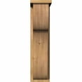 thumbnail image 2 of 7 1/2"W x 14"D x 30"H Carmel Smooth Corbel w/Backplate, Western Red Cedar, 2 of 9