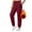 Wine, variant on BUIGTTKLOP Women's Plus Size Fleece Lined Sweatpants Workout Athletic Jogger Fleece Pants Winter Clothes