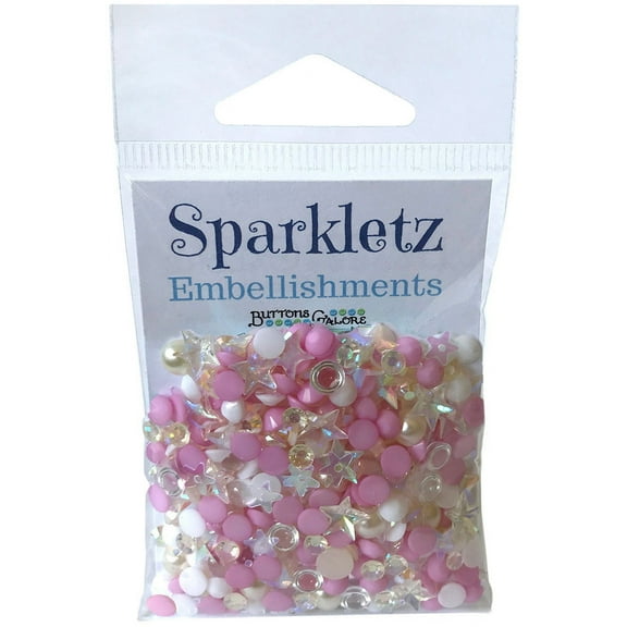 Buttons Galore Sparkletz Embellishment Pack 10g-Barefoot Beach