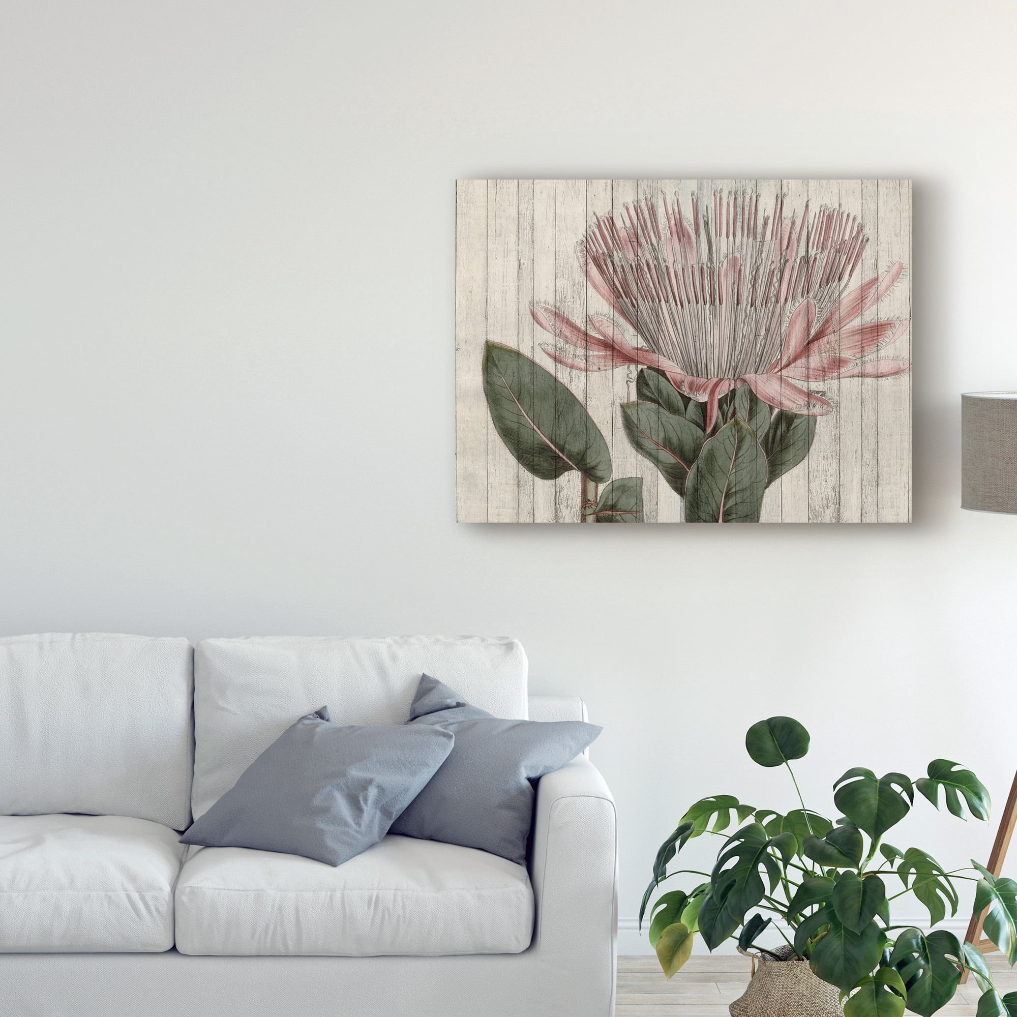 Trademark Fine Art 'Rustic Floral IV' Canvas Art by Studio W