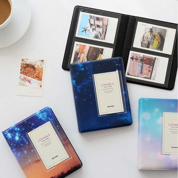 Fujifilm Instax Mini Photo Album Polaroid Mini Pocketsize Album 32 64 Pockets Starry Sky Polaroid Camera Photo Storage Blue 3 Inch 64 Pockets Walmart Com Walmart Com