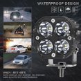 thumbnail image 3 of 40W Waterproof LED Work Light 3 Inch Off-Road Fog Driving Light Spot Light Daytime Running Lamp for Car Truck ATV UTV Motorcycle, 3 of 8