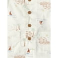 thumbnail image 4 of Modern Moments by Gerber Baby Boy Short Sleeve Poplin Romper, Sizes 0/3 -24 Months, 4 of 9
