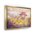 thumbnail image 3 of Designart 'Little Bunny With Yellow Flowers' Traditional Framed Canvas Wall Art Print, 3 of 5