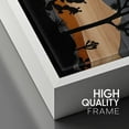 thumbnail image 4 of PixonSign Framed Canvas Print Wall Art Joshua Tree Cactus Moonlight Desert Nature Wilderness Illustrations Decorative Bohemian Rustic Mid-Century Modern Desert Landscape - 16"x24" White, 4 of 5