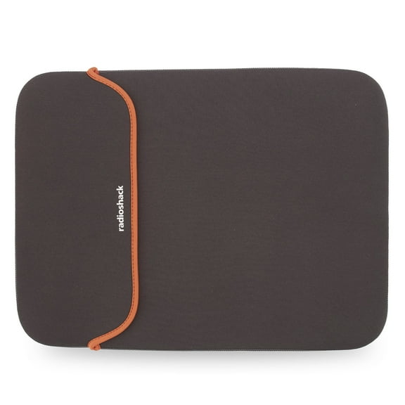 RadioShack Laptop Sleeve, 15.6 Inch, Reversible Slim Laptop Carrying Case Provides Versatile Protection for 15.6-Inch Laptops and Tablets with Capacity for Multiple Devices, Gray