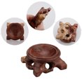 thumbnail image 2 of 6cm Type A Wooden Root Carving Ornament  Ball Base Ball Holder, 2 of 8