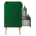 thumbnail image 3 of Saltoro Sherpi Daybreak 24" Bathroom Vanity Cabinet, Green, Modern Design, Full-Extension Drawers, 3 of 6