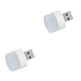 thumbnail image 1 of maskred USB Plug Lamp 6500K 3000K Lighting Device Table Computer Charging LED Book Lamps ABS Wear-resistance Reading Light Warm Light 2Set, 1 of 6