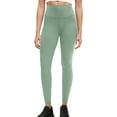 thumbnail image 2 of GEWSEY High Waisted Yoga Leggings for Women 25'' Ultra Soft Workout Pants Squat Proof Athletic Legging for Running (Light Green, XS), 2 of 7