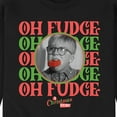 thumbnail image 3 of A Christmas Story - Oh Fudge Stacked - Men's Crew Neck Fleece Pullover, 3 of 5