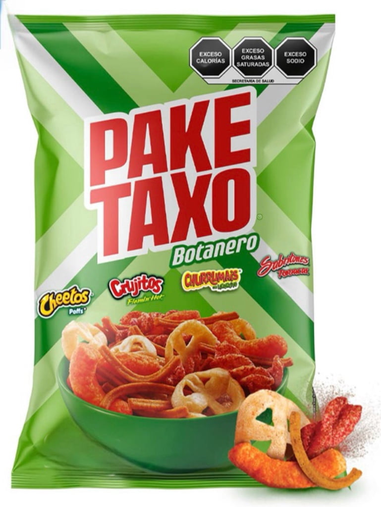 Paketaxo Botanero BIG 215g Pack of 3 papas snack Mexican chips