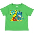 thumbnail image 3 of Inktastic 2nd Birthday Robot Boys or Girls Toddler T-Shirt, 3 of 5