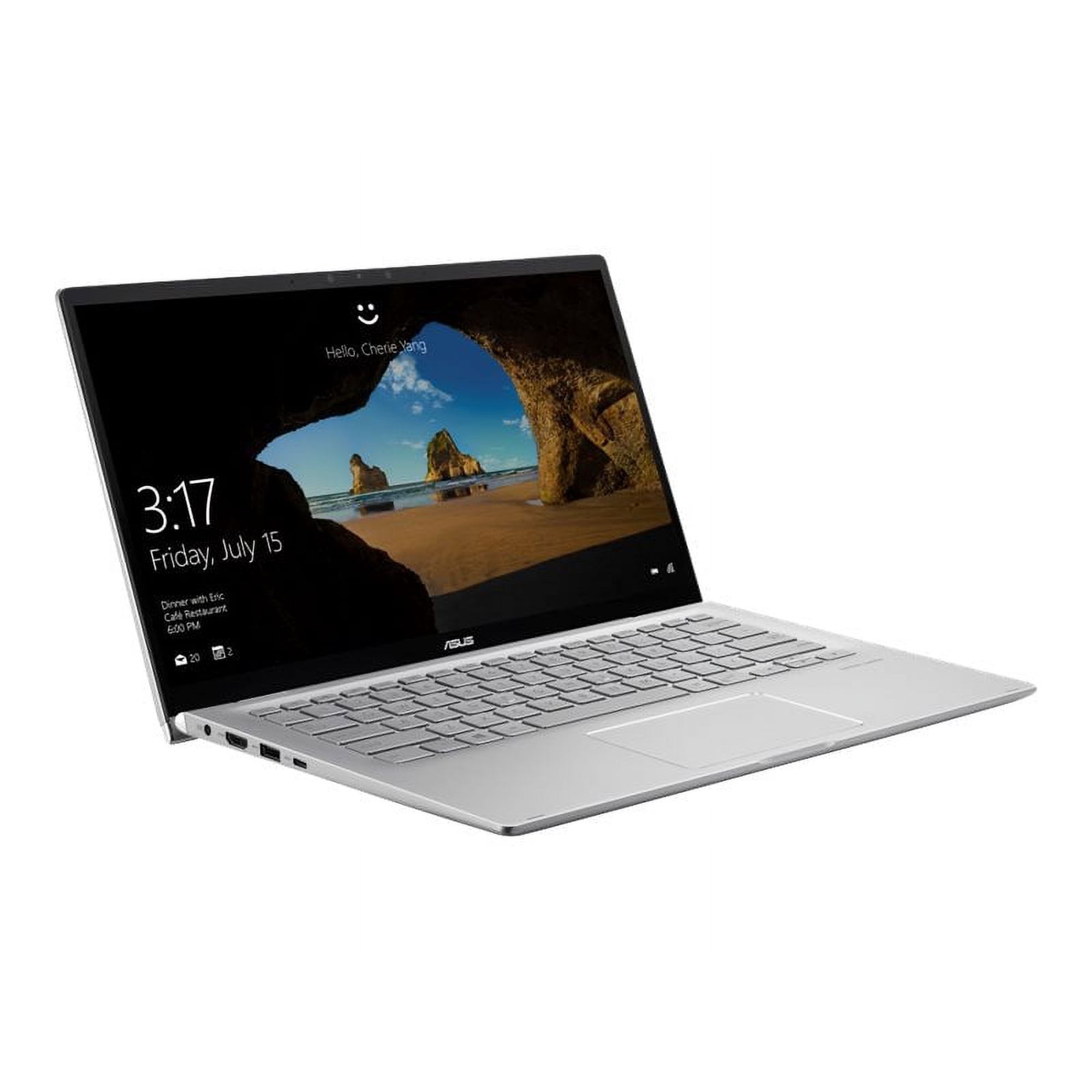 ASUS Q406DA BR5T6 - AMD Ryzen 5 3500U / 2.1 GHz - Windows 10 Home - Radeon Vega 8 - 8 GB RAM - 256 GB SSD - 14" touchscreen 1920 x 1080 (Full HD) - Wi-Fi 5 - silver