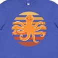 thumbnail image 4 of Inktastic Octopus Ocean Sunset Youth T-Shirt, 4 of 5