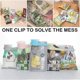 thumbnail image 3 of Food Storage Sealing Clips With For Spouts, 4-piece Food Bag Clips, Moisture-proof Clamp, Snack Sealing Clamp Blue + Green + Pink + White, 3 of 5