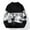 Black, variant on EGNMCR Mens Sweater Men's Fashion Casual Half High Neck Collar Knitwear Long Sleeve Splicing Printing Pullover Warm Tops Sweater