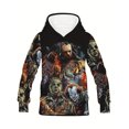thumbnail image 1 of Hoodie Homme à Imprimé Unique, Sweat à Capuche Polyester, Manches Longues, Parfait pour Automne et Hiver, 1 of 9