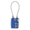 thumbnail image 1 of MEGICOT TSA Cable Lock for Luggage, 3 Digit Combination Padlock for Travel Bag, Suit Case, Lockers, Gym, Bike Locks or Other, 1 of 7