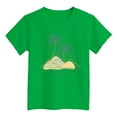 thumbnail image 1 of Chandails pour Filles Été Imprimé T-Shirt à Manches Courtes pour Filles Col Rond Vêtements d'Été Filles 6-7 Ans Vêtements pour Filles Tenue pour Fille, 1 of 4