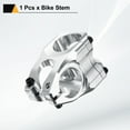 thumbnail image 3 of Vástago de bicicleta Uxcell de 31.8mm, vástago de manillar de bicicleta de 35mm para BMX MTB, plateado, 3 of 7