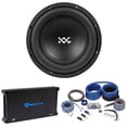 thumbnail image 1 of RE Audio XX12D4 V2 12" 1500W Dual 4-Ohm Car Sub Subwoofer+Mono Amplifier+Amp Kit, 1 of 11