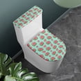 thumbnail image 2 of HELLHERO Comfortable and Practical Polyester Toilet Covers Set Stretch Stylish Gifts Toilet Seat Cover Soft for Toilet, Watermelon Pattern, 2 of 7