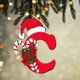 thumbnail image 1 of Colgante de árbol de Navidad de acrílico 2D con letras | Juego de 26 adornos con iniciales del alfabeto para decoración navideña, 1 of 6