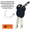 thumbnail image 3 of Kryptonite Keeper 785 Integrated Bicycle Lock chain Bike Lock, 33.5-Inch, gray, 3 of 5