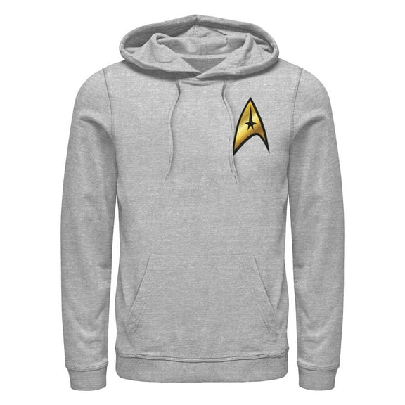 Men's Star Trek: The Original Series Command Starfleet Badge Pull Over Hoodie