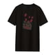 thumbnail image 3 of Camiseta de manga corta para mujer, camisetas de verano, ropa cómoda de moda, camisetas para la playa, desplazamientos, compras, vacaciones, negro SG, 3 of 10