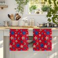 thumbnail image 4 of Red Independence Day Kitchen Towels Set of 4, American Stars 250th Anniversary Absorbent Dish Towels for Kitchen, Microfiber Hand Towel, Quick Drying Tea Towel for Cleaning Decorative Dishcloths, 4 of 7
