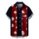 thumbnail image 1 of Camisas Para Hombre Casual de verano para hombre, fácil de combinar con una camisa de béisbol de manga corta a la moda (Red, XS), 1 of 2