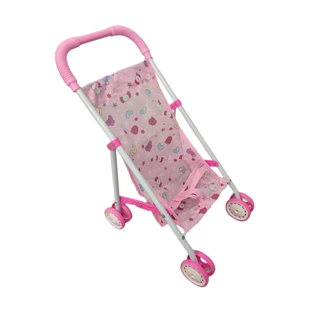 Cochecito de muñecas para bebé, juguete educativo, juguete de simulación, cochecito de muñecas portátil para fiestas, carrito transportador de para