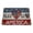 C, variant on Independence Day Crystal Velvet Welcome Mat, Soft Thick Wear-Resistant Mat with Festival Elements for Home Doorway Access Control and Daily Interior Floor Decoration Layout