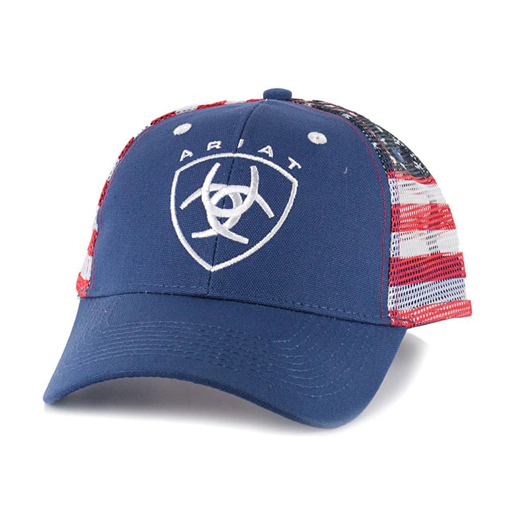 ariat flag hat