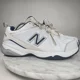 thumbnail image 1 of New Balance 608v4 Mens Training Shoes White Blue Size 10.5 Wide 4E MX608v4W, 1 of 5