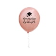 thumbnail image 2 of MasteelfCA 20 Pcs 12 Inch Party Balloons Congratulate Graduate Letter Ballons Inflatable Balloons for Graduation Party Decoration (Rose Gold), 2 of 7