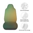 thumbnail image 4 of Balery Orange To Teal Gradient Funda de Asiento para Auto con Diseño - Cubierta Frontal Suave y Transpirable con Protector Antideslizante- 1 Unidad, 4 of 5
