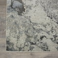 thumbnail image 5 of Nourison Maxell Contemporary Abstract Grey 7' x 10' Area Rug, Plush, Bedroom, Kitchen, Living Room, 5 of 9