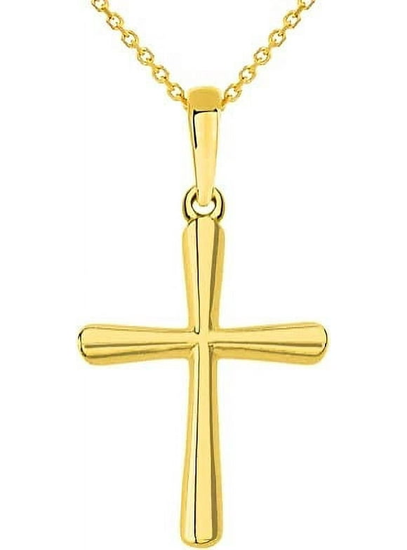 X19 S/G 14KT Cross Necklace main image 0