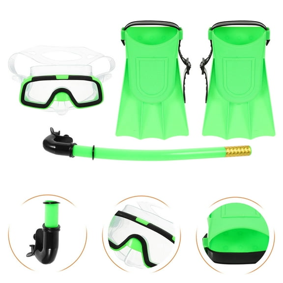 FRCOLOR 1 Set Child Snorkeling Mask Snorkel Set Compact Lightweight Snorkeling Gear